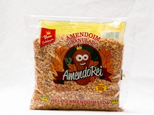 AMENDOIM TORRADO E GRANULADO AMENDOREI 500 GRAMAS