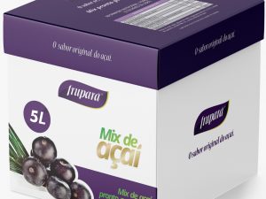 CREME DE AÇAÍ MIX PREMIUM VERSÕES SUCO E VITAMINAS E PARA TIGELA FRUPARA 5 L