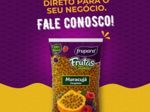 Maracujá polpa integral embalagens 01 e 10 kg