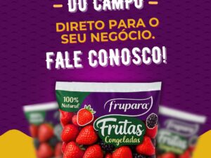 Morango & Amora Congelado 100% Natural